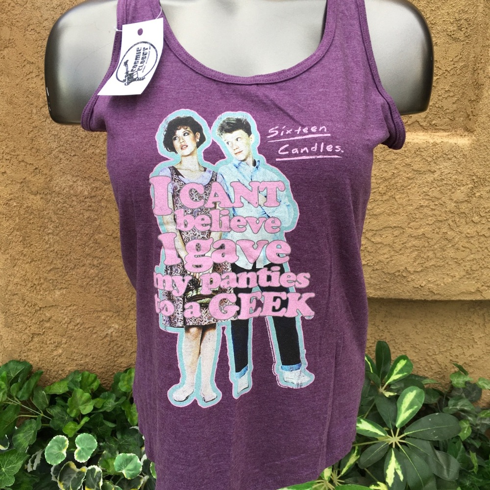 NWT SIXTEEN CANDLES TANK TOP